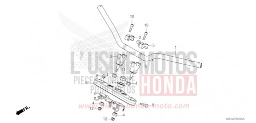 HANDLE PIPE/TOP BRIDGE CMX500A2N de 2022